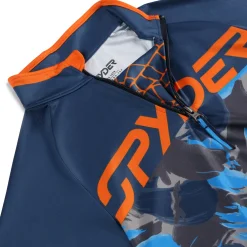 Spyder Layers*Boys Camo Half Zip - True Navy TRUENAVY