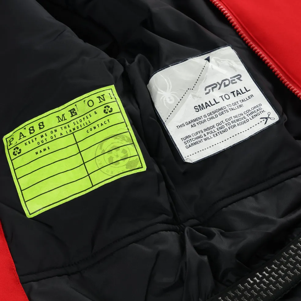 Spyder Insulated*Boys Challenger - Red SPYDERRED