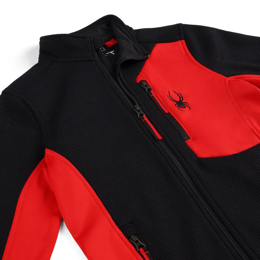 Spyder Fleece*Boys Full Zip Bandit - BLACK