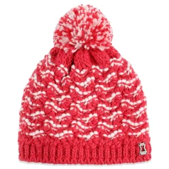 Spyder Hats*Girls Brrr Berry Pom - Prism Pink PRISMPINK