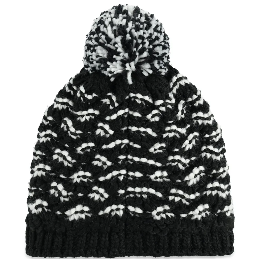 Spyder Hats*Girls Brrr Berry Pom - BLACK