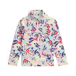 Spyder Layers*Girls Reflect Half Zip - Butterfly Multi BUTTERFLYMULTI