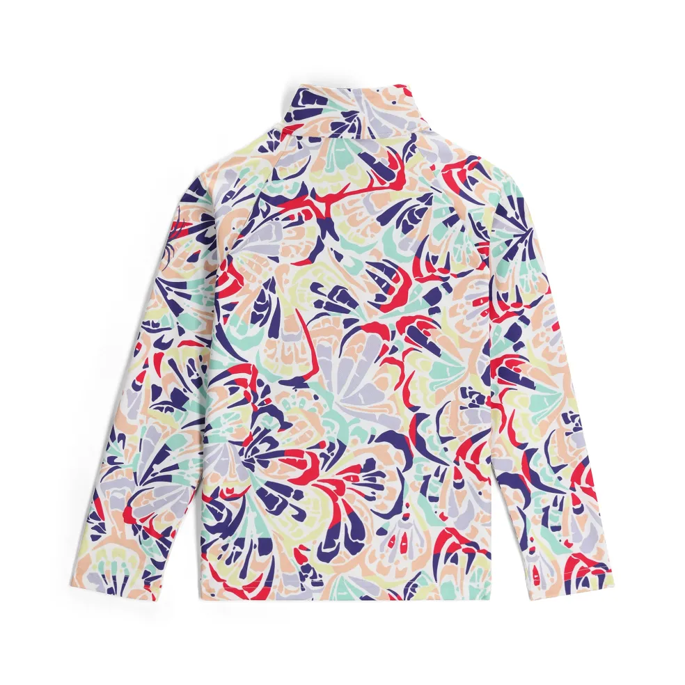 Spyder Layers*Girls Reflect Half Zip - Butterfly Multi BUTTERFLYMULTI
