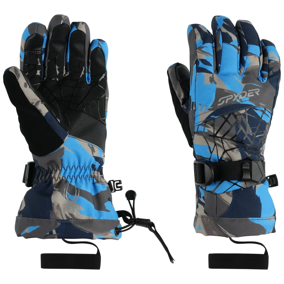 Spyder Gloves*Kids Overweb - Camouflage Aether Blue CAMOUFLAGEAETHERBLUE