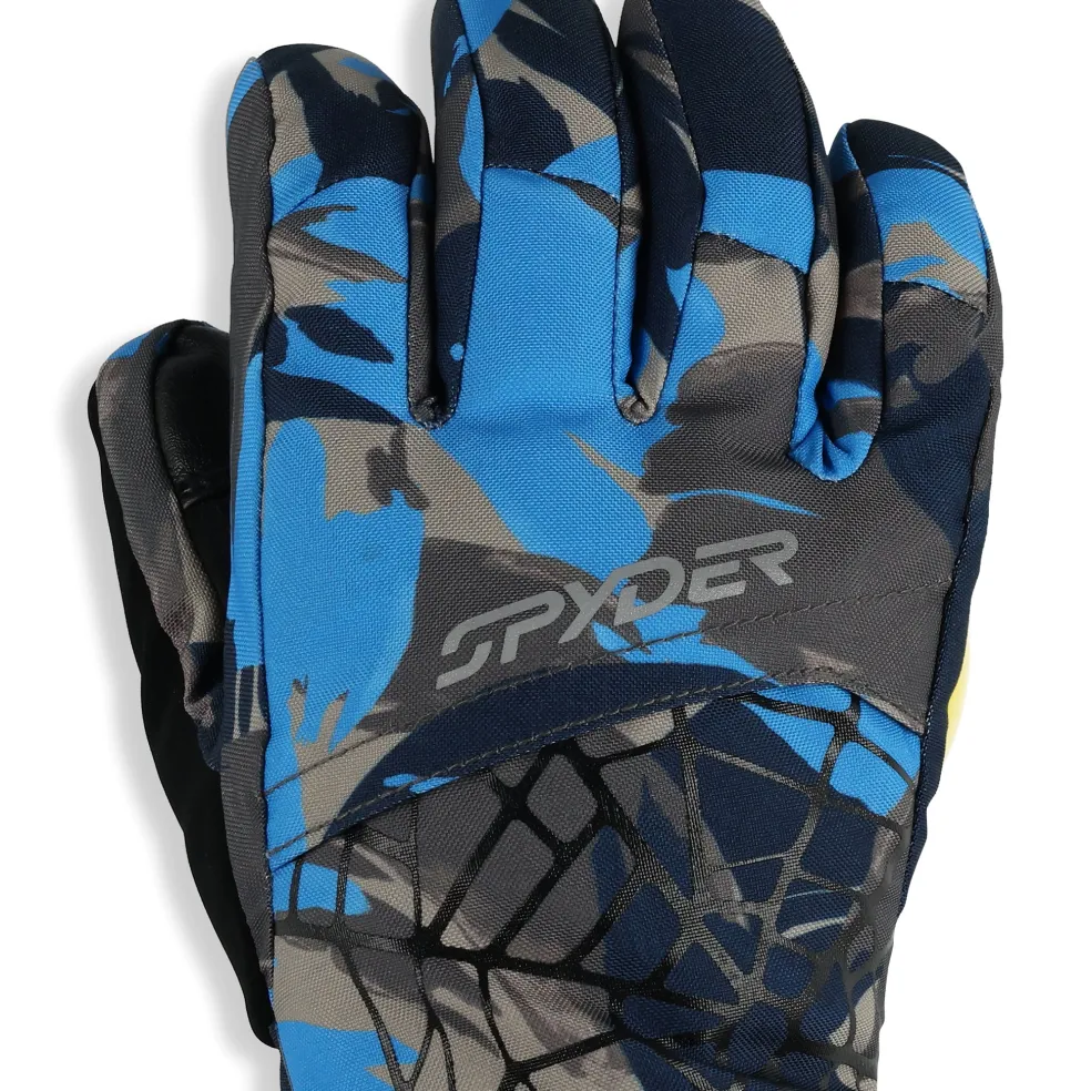 Spyder Gloves*Kids Overweb - Camouflage Aether Blue CAMOUFLAGEAETHERBLUE