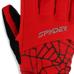 Spyder Gloves*Kids Overweb - Red SPYDERRED