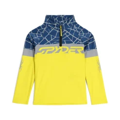 Spyder Layers*Little Boys Bug Half Zip - Acid Yellow ACIDYELLOW