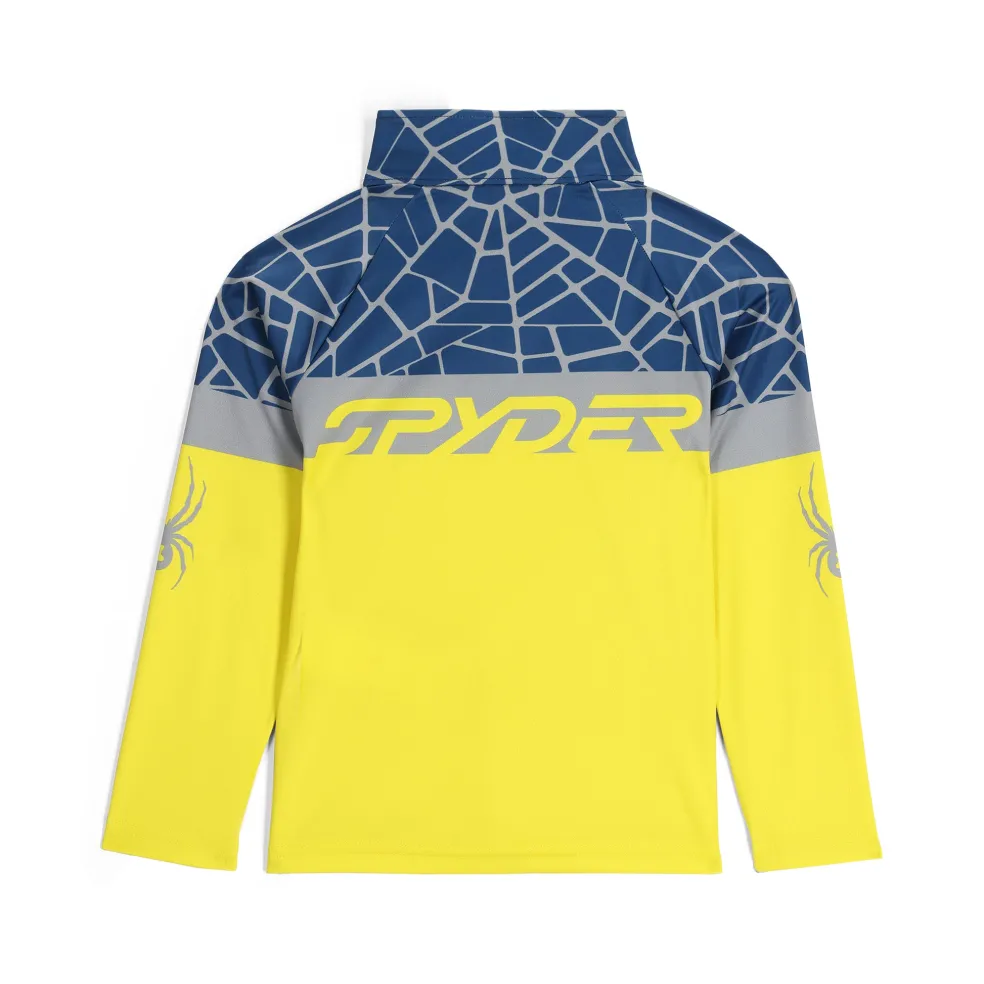 Spyder Layers*Little Boys Bug Half Zip - Acid Yellow ACIDYELLOW
