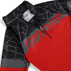 Spyder Layers*Little Boys Bug Half Zip - Red SPYDERRED