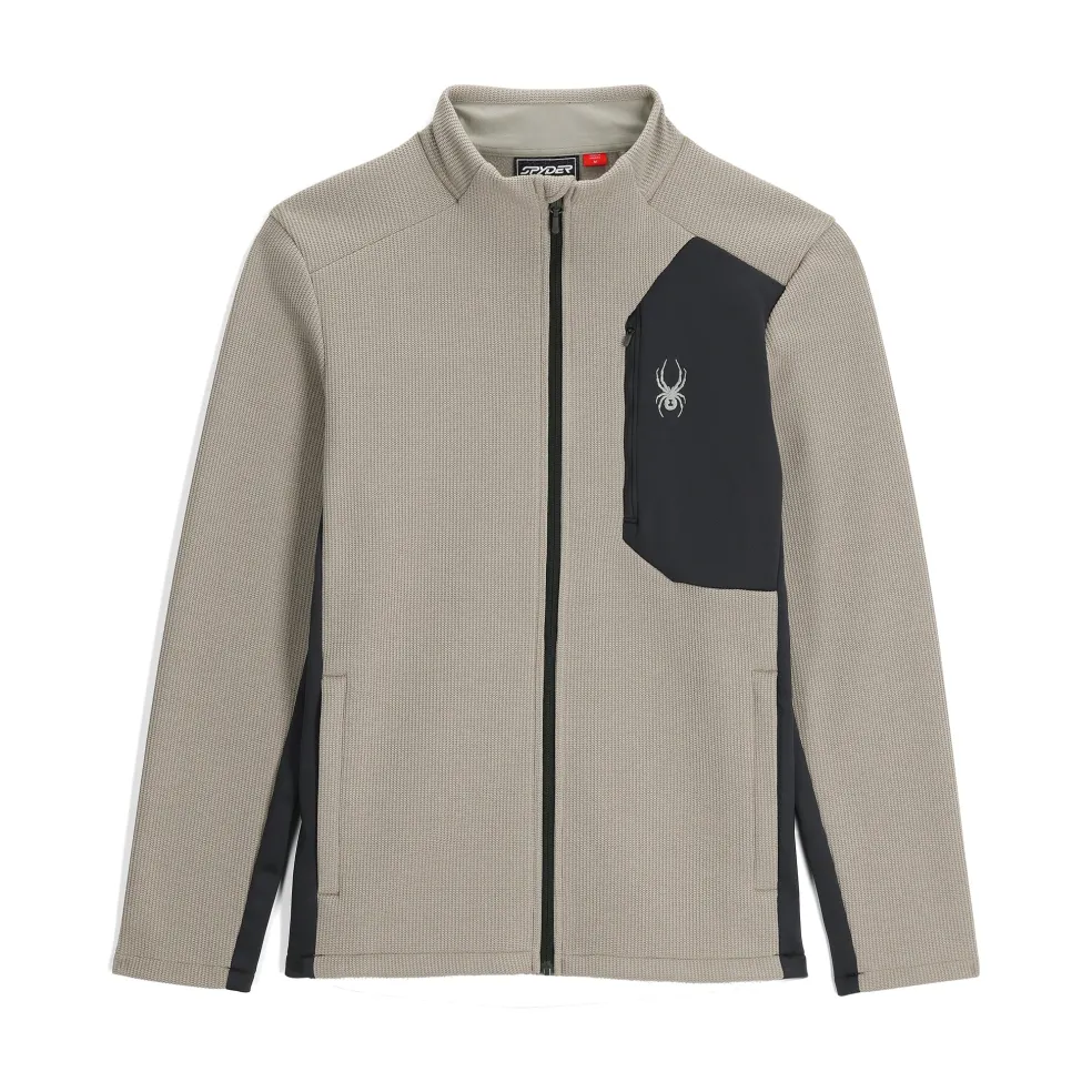 Spyder Midlayers|Fleece*Mens Bandit Full Zip - CONCRETE