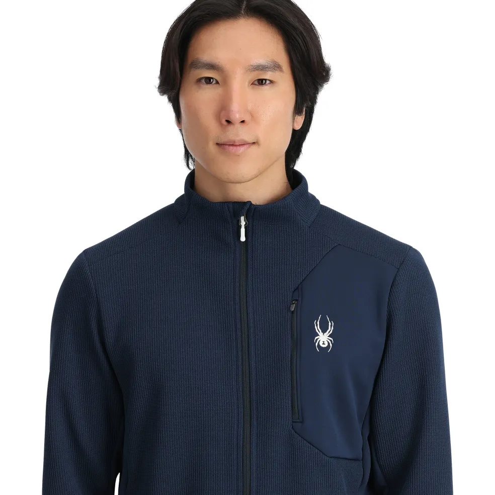 Spyder Midlayers|Fleece*Mens Bandit Full Zip - True Navy TRUENAVY