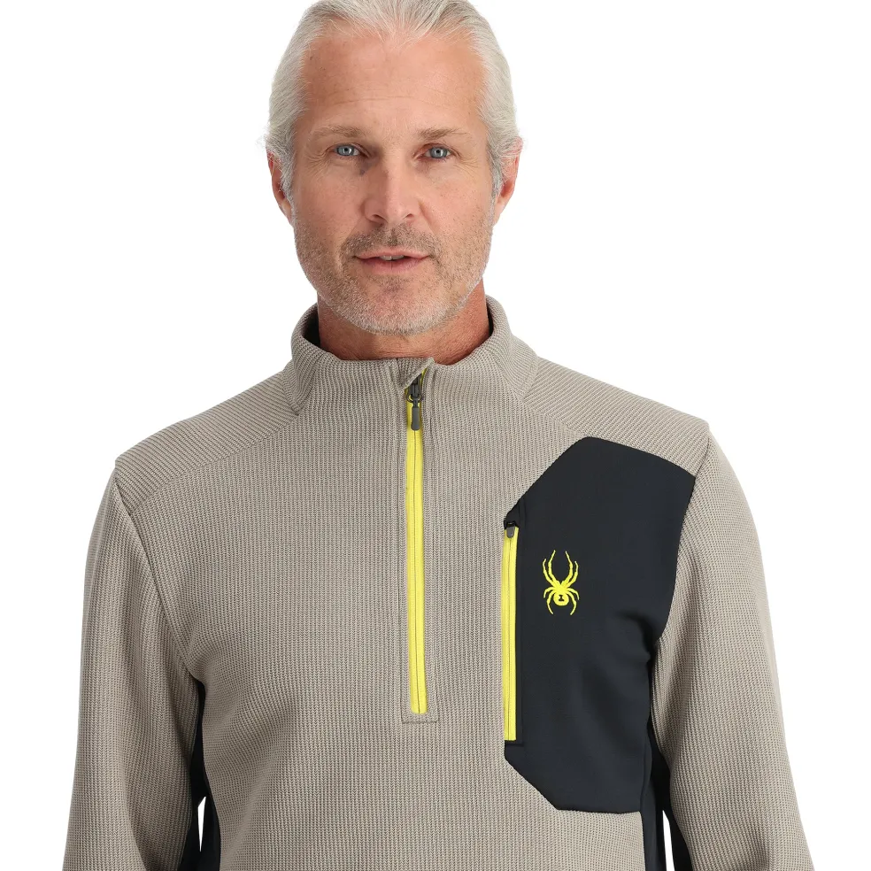 Spyder Midlayers|Fleece*Mens Bandit Half Zip - CONCRETE