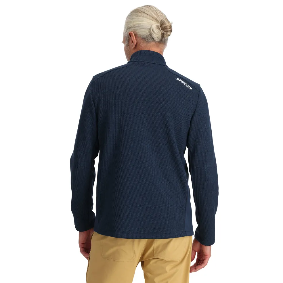 Spyder Midlayers|Fleece*Mens Bandit Half Zip - True Navy TRUENAVY