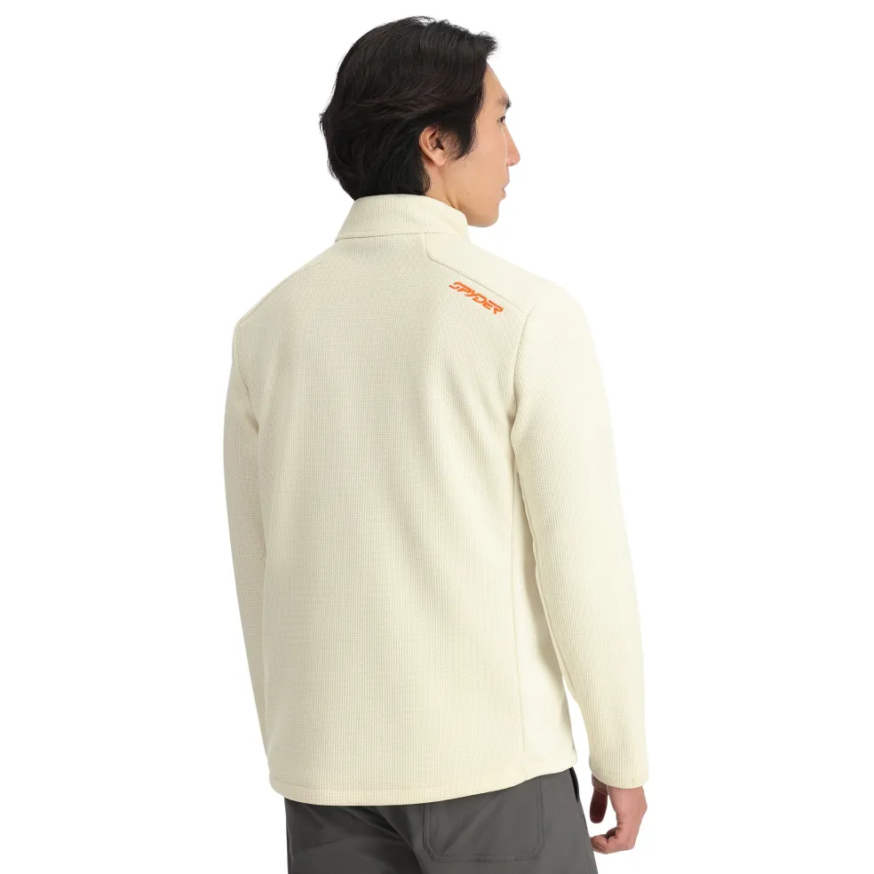 Spyder Midlayers|Fleece*Mens Bandit Half Zip - Vanilla Latte VANILLALATTE