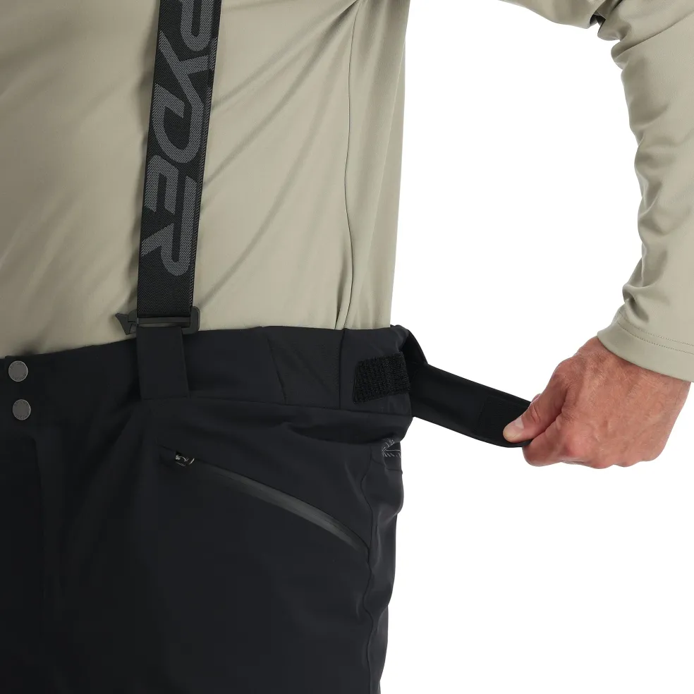 Spyder Bibs|Insulated*Mens Bormio - BLACK