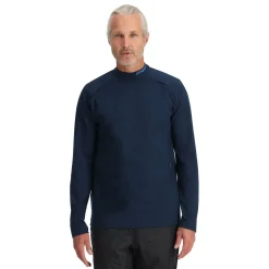 Spyder Midlayers|Resort*Mens Castle Mock Crew - True Navy TRUENAVY