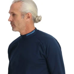 Spyder Midlayers|Resort*Mens Castle Mock Crew - True Navy TRUENAVY