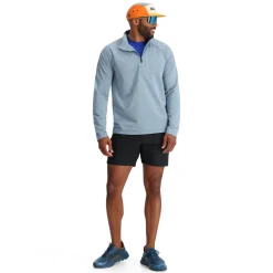 Spyder Fleece*Mens Gridweb Half Zip - Blue Fog BLUEFOG