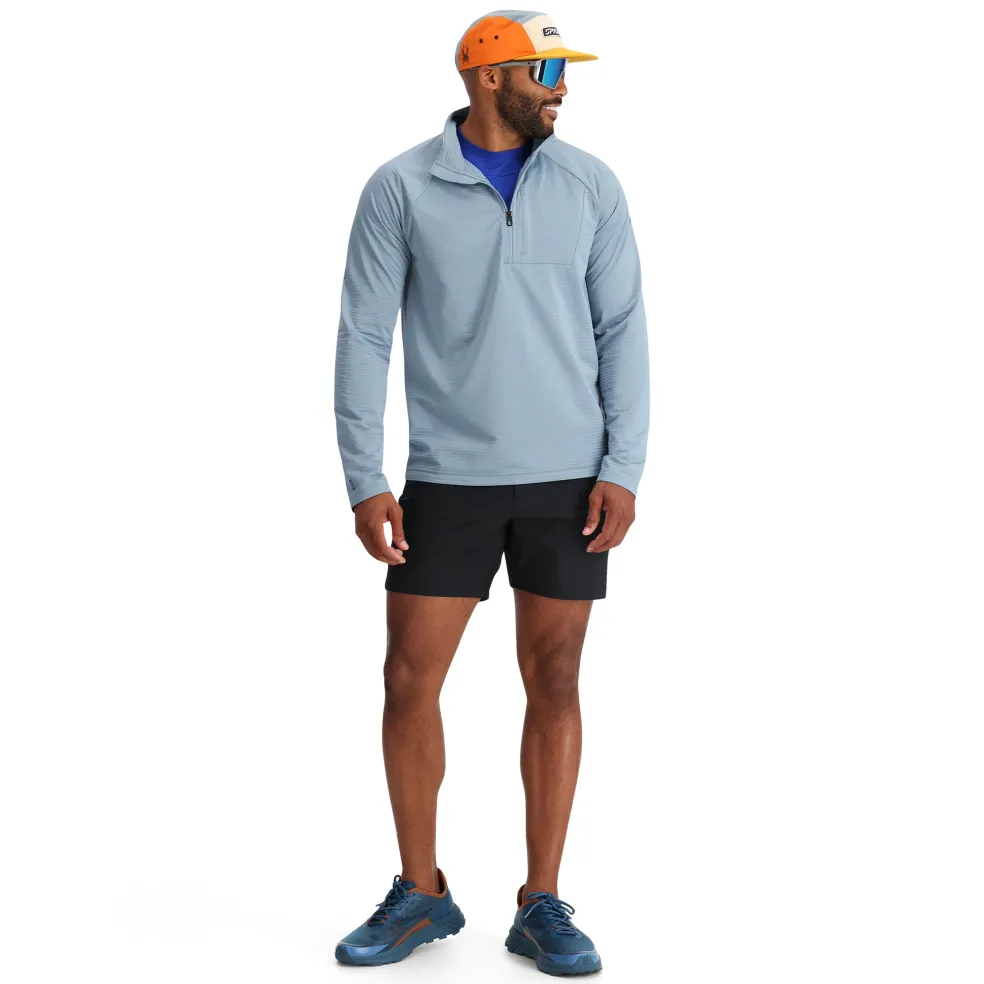 Spyder Fleece*Mens Gridweb Half Zip - Blue Fog BLUEFOG