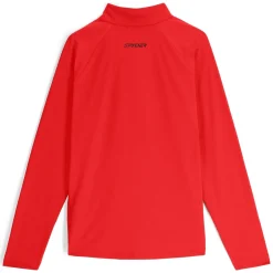 Spyder Midlayers|Fleece*Mens Gridweb Half Zip - Red SPYDERRED