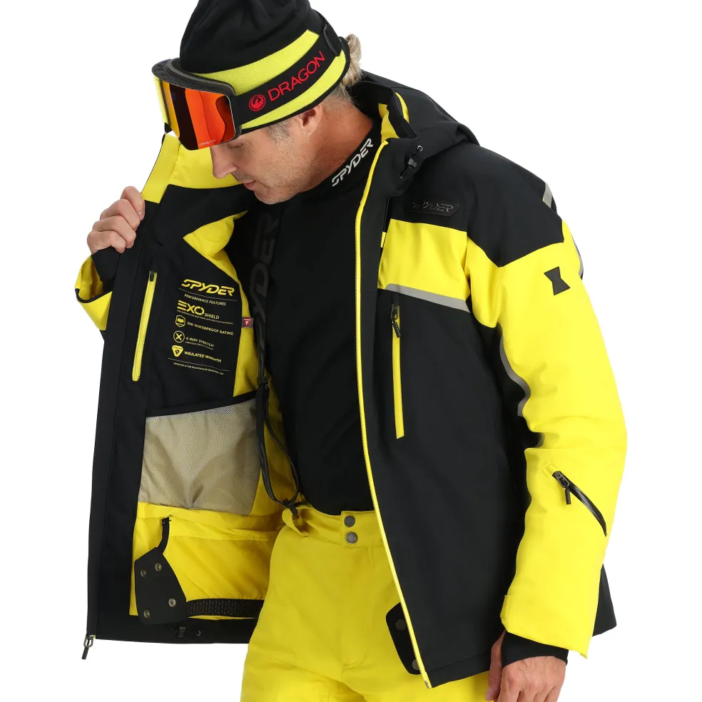 Spyder Insulated|Resort*Mens Leader - Acid Yellow ACIDYELLOW
