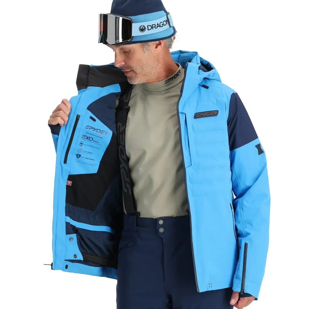 Spyder Insulated|Resort*Mens Pinnacle - Aether Blue AETHERBLUE