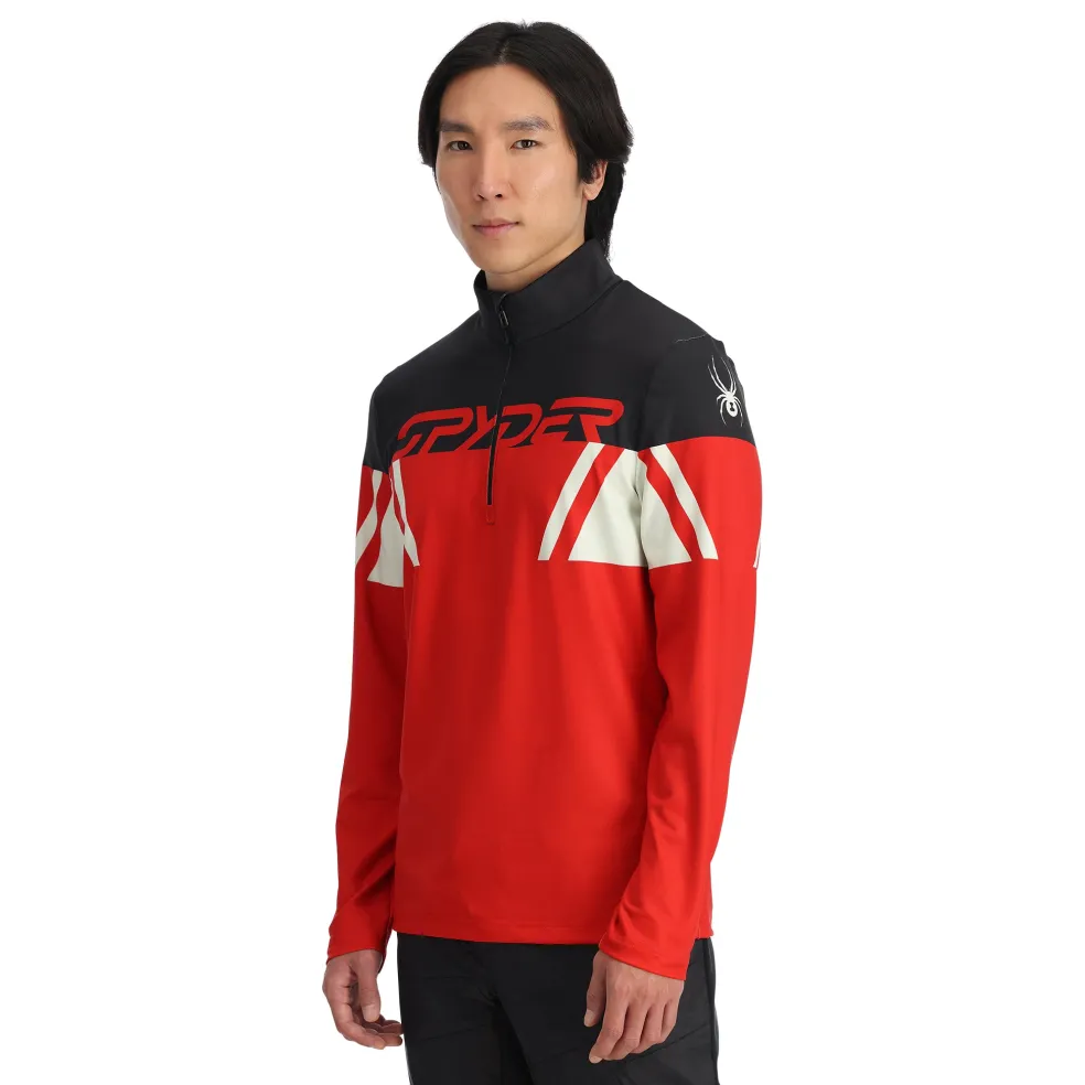 Spyder Midlayers*Mens Podium Half Zip - Red SPYDERRED