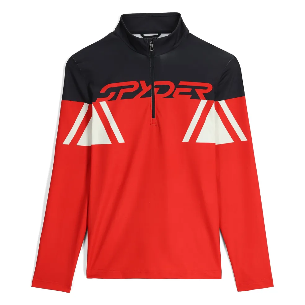 Spyder Midlayers*Mens Podium Half Zip - Red SPYDERRED