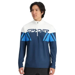 Spyder Midlayers*Mens Podium Half Zip - True Navy TRUENAVY