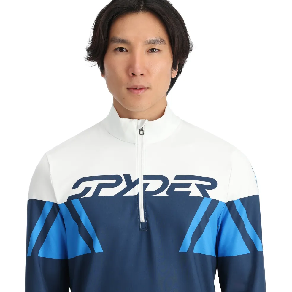 Spyder Midlayers*Mens Podium Half Zip - True Navy TRUENAVY