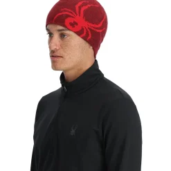 Spyder Hats|Freeski*Mens Reversible Innsbruck - Red SPYDERRED