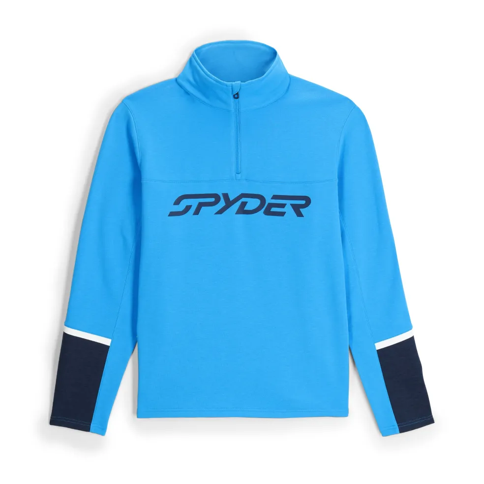 Spyder Midlayers|Fleece*Mens Speed Fleece Half Zip - Aether Blue AETHERBLUE