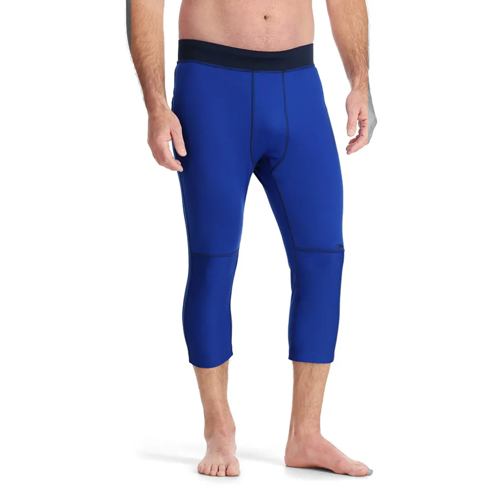 Spyder Baselayers*Mens Stretch Charger 3/4 Pant - Electric Blue ELECTRICBLUE