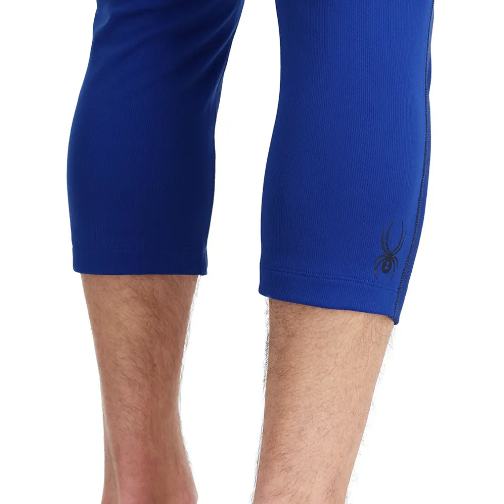 Spyder Baselayers*Mens Stretch Charger 3/4 Pant - Electric Blue ELECTRICBLUE