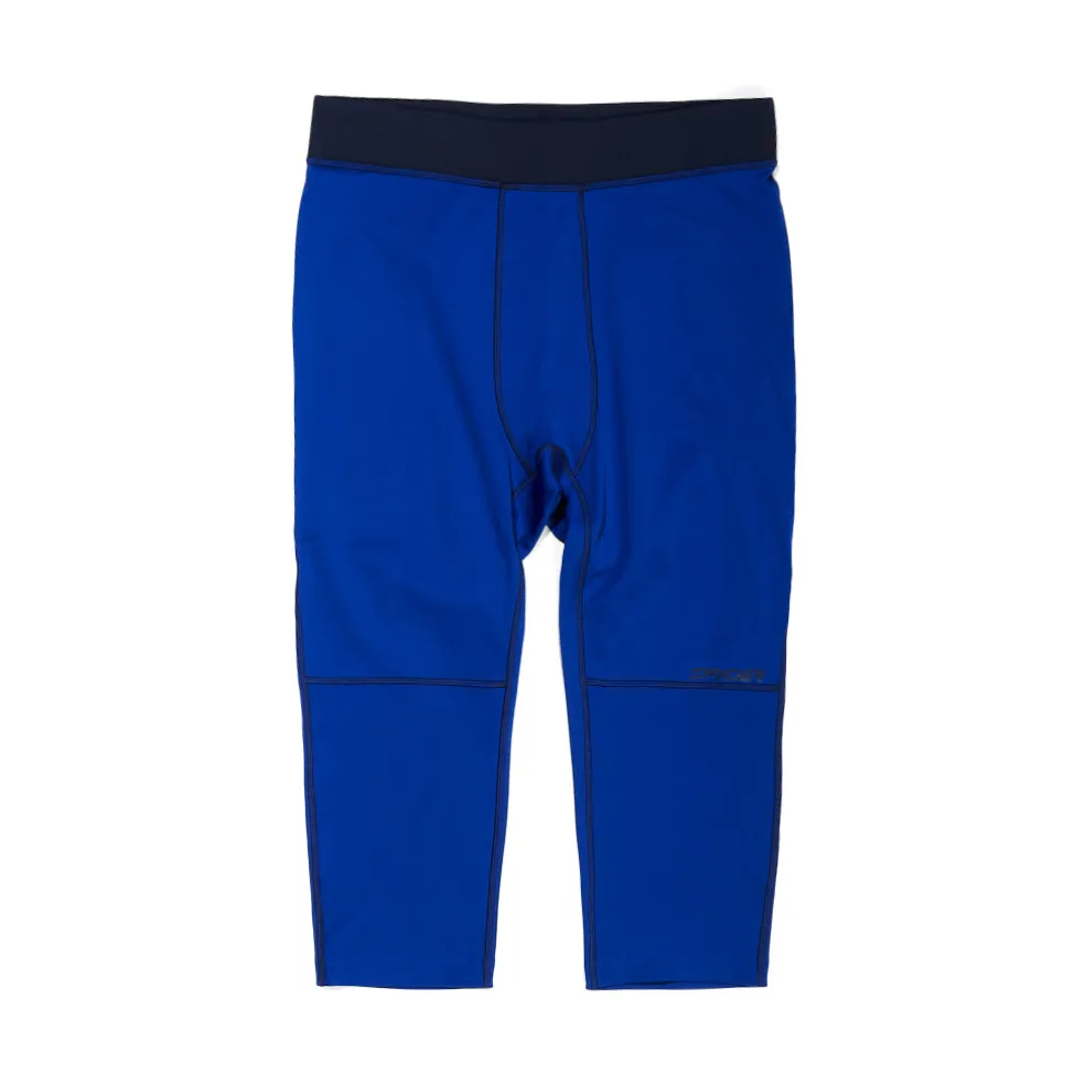Spyder Baselayers*Mens Stretch Charger 3/4 Pant - Electric Blue ELECTRICBLUE
