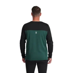 Spyder Baselayers*Mens Stretch Charger Crew - Cypress Green CYPRESSGREEN