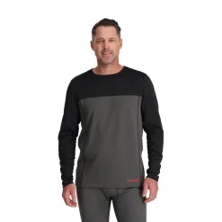 Spyder Baselayers*Mens Stretch Charger Crew - POLAR
