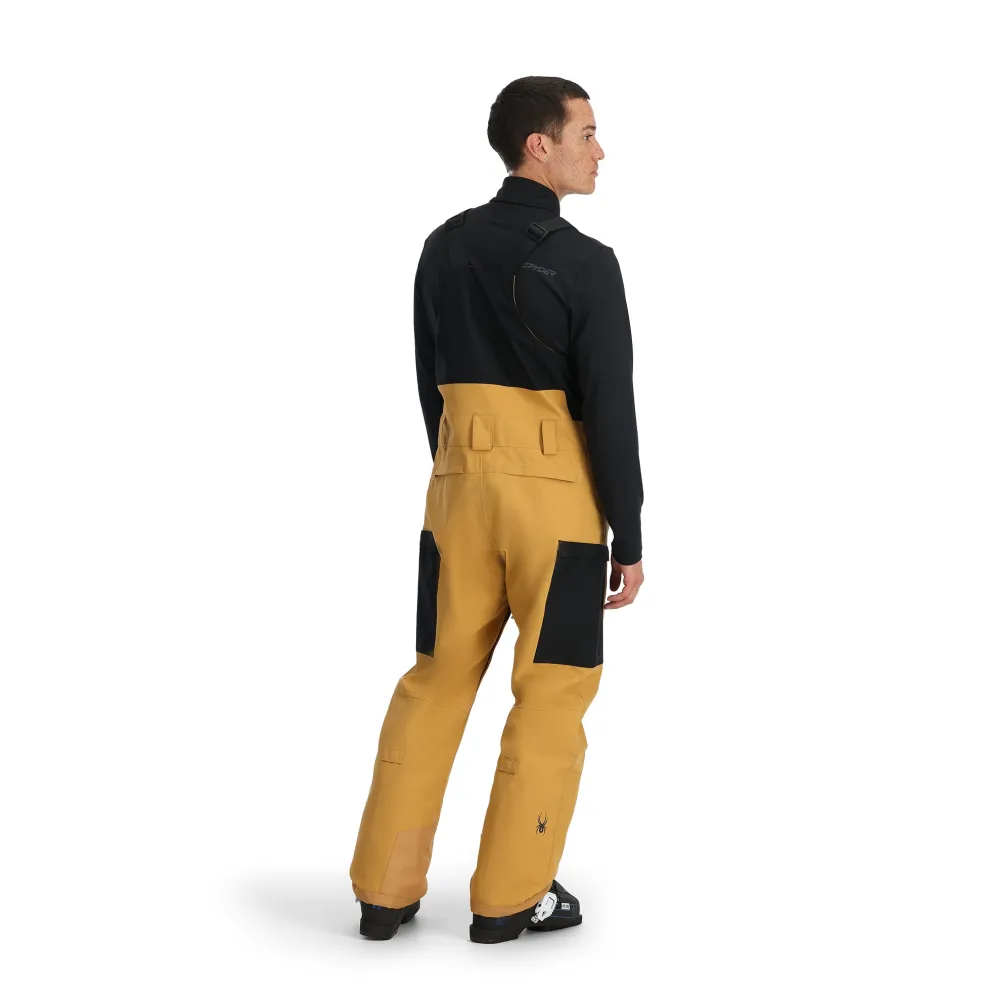 Spyder Bibs|Insulated*Mens Terrain Bib - CARAMEL