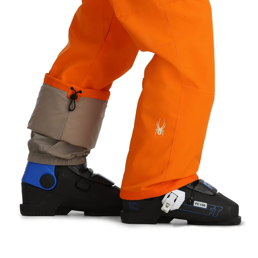 Spyder Bibs|Insulated*Mens Terrain Bib - Orange Shock ORANGESHOCK
