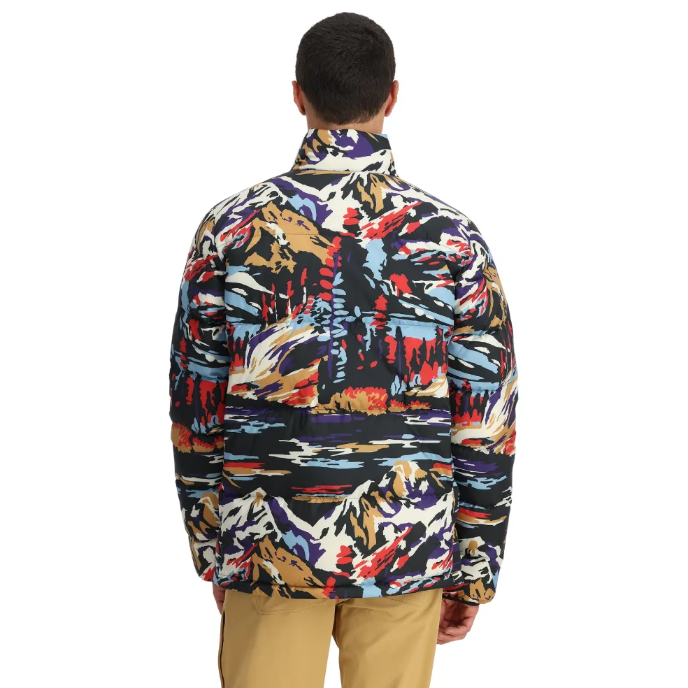 Spyder Midlayers|Down*Mens Windom Down Jacket - Paint By Numbers Purple Flash PAINTBYNUMBERSPURPLEFLASH
