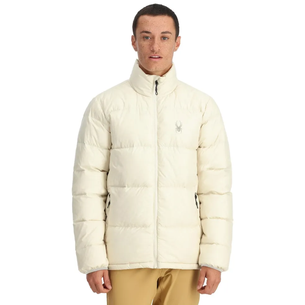 Spyder Midlayers|Down*Mens Windom Down Jacket - Vanilla Latte VANILLALATTE