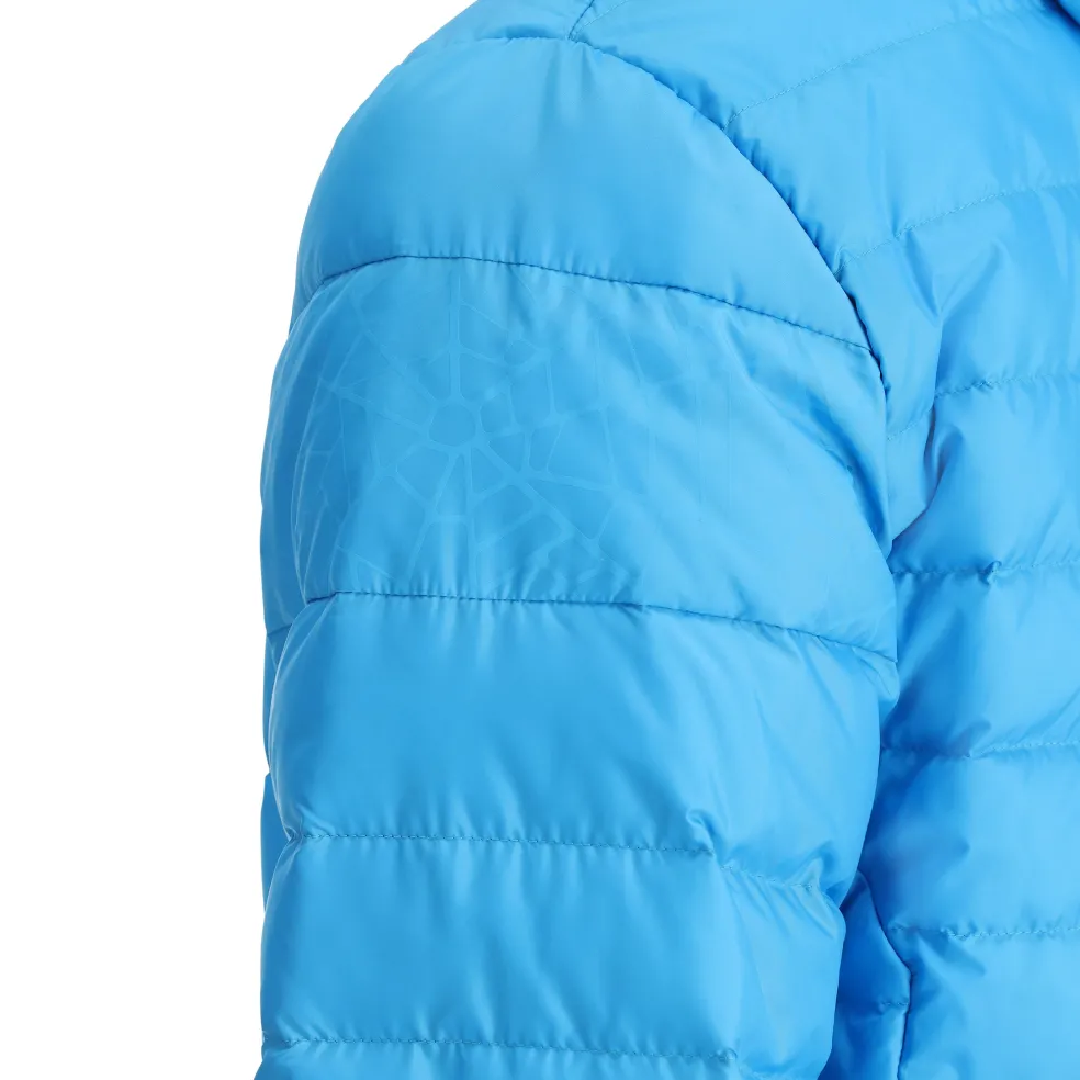 Spyder Midlayers|Down*Mens Zenith Hooded - Aether Blue AETHERBLUE