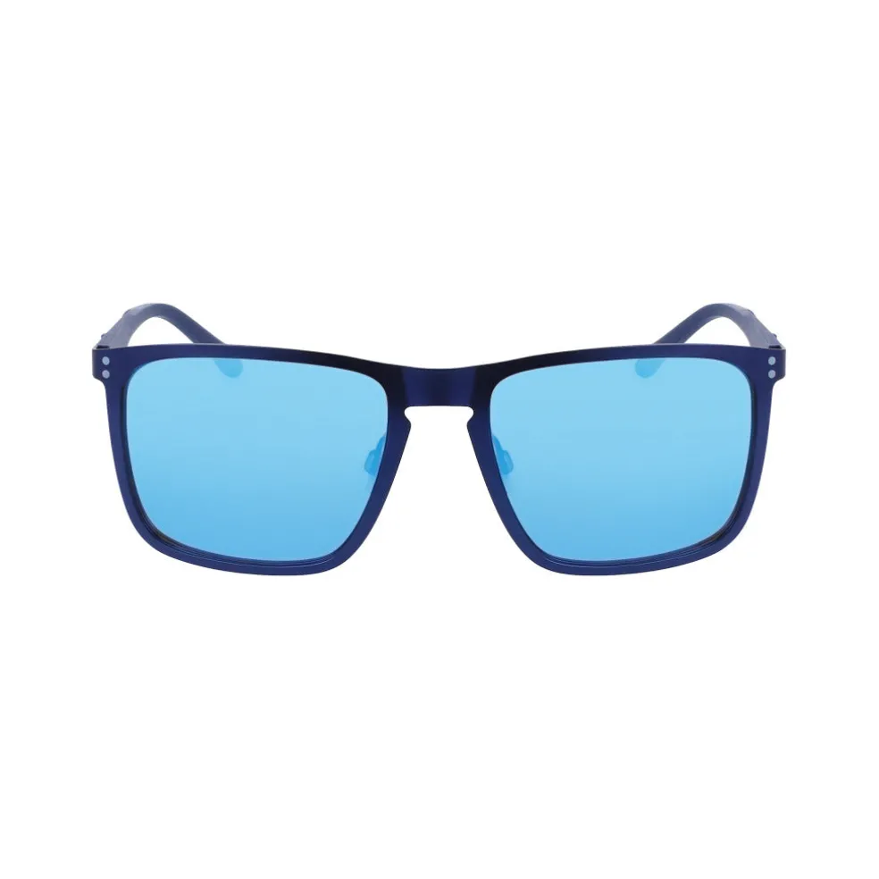 Spyder Eyewear|Eyewear*Trendy Flat Metal Square Sunglasses - NAVY