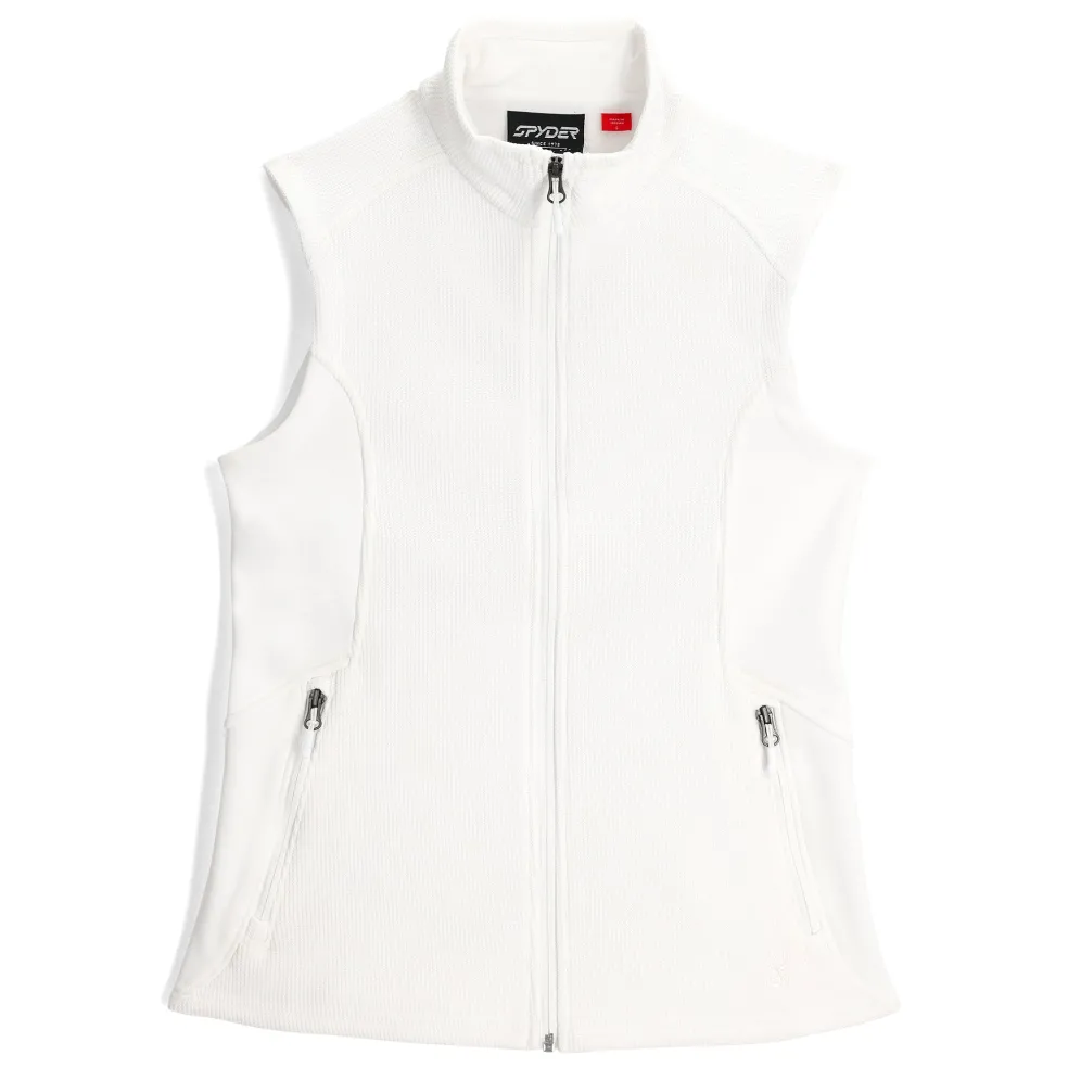 Spyder Fleece|Vests*Womens Bandita Vest - WHITE