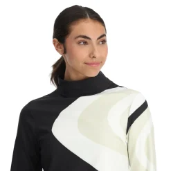 Spyder Baselayers*Womens Chute Turtleneck - BLACK