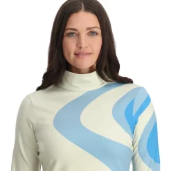 Spyder Baselayers*Womens Chute Turtleneck - Vanilla Latte VANILLALATTE