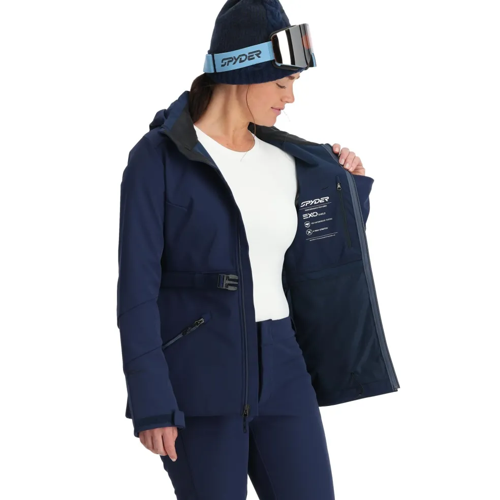 Spyder Softshell*Womens Glacial Softshell - True Navy TRUENAVY