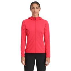 Spyder Midlayers|Fleece*Womens Gridweb Fleece Hoodie - Prism Pink PRISMPINK