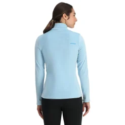 Spyder Midlayers|Fleece*Womens Shimmer Bug Half Zip - Blue Drift BLUEDRIFT