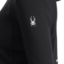 Spyder Baselayers|Midlayers*Womens Stretch Charger Hoodie - BLACK